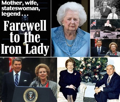 Margareth Thatcher Meninggal Akibat Stroke di Usia 87